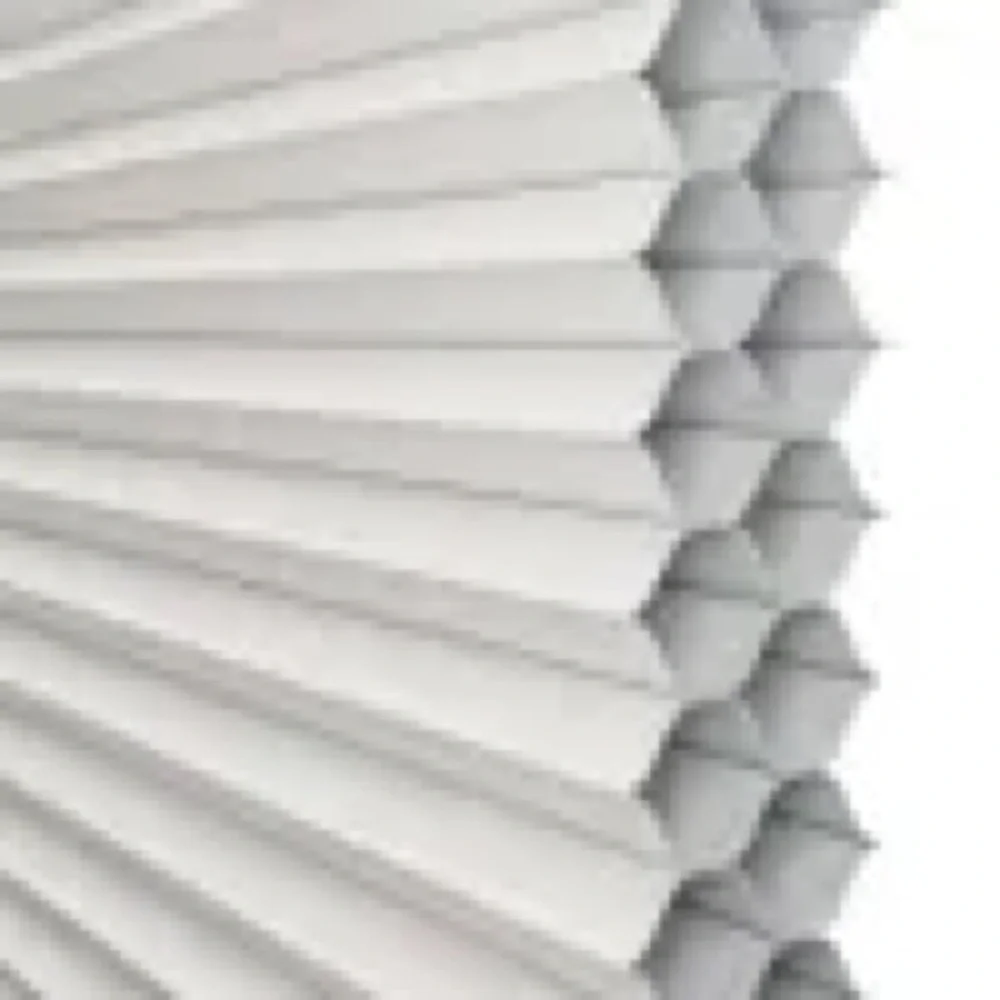 One White Cellular Window Shade - Light Filtering Blind